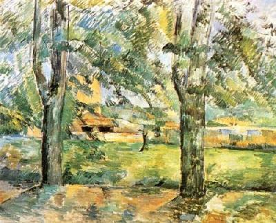 Field At Jas De Bouffan art print by Paul Cezanne