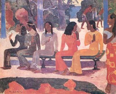 Ta Matete art print by Paul Gauguin