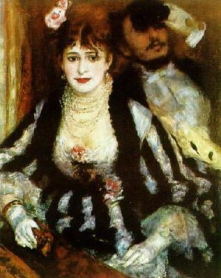 The Box art print by Pierre Auguste Renoir