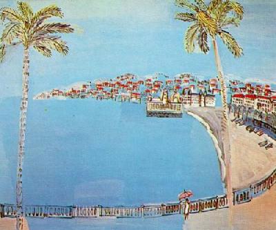Bay Of Angels art print by Raoul Dufy