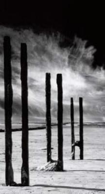 Pillars in Sand art print by Ray Anderson