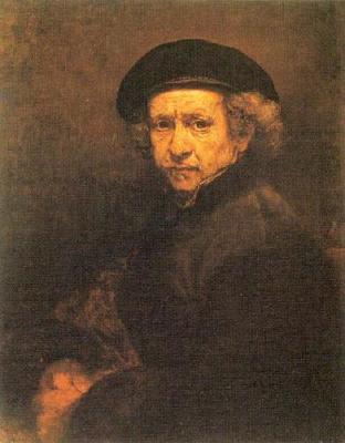 Self Portrait art print by Rembrandt