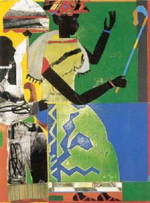 She-Ba art print by Romare Bearden