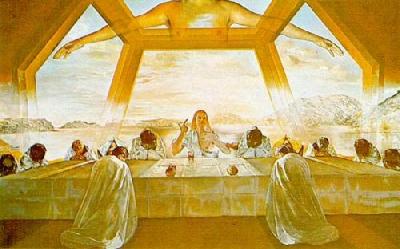 Sacrament, Last Supper art print by Salvador Dali