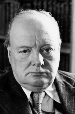 Winston Churchill (Large size) art print by The Churchill Collection