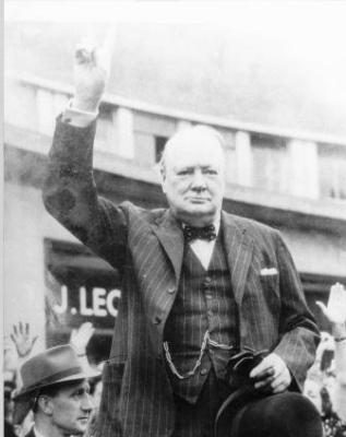 Winston Churchill (Large size) art print by The Churchill Collection