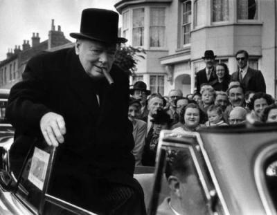 Winston Churchill (Large size) art print by The Churchill Collection