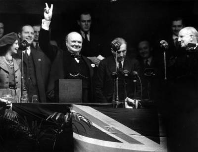 Winston Churchill art print by The Churchill Collection