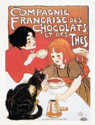 Chocolate Company art print by Theophile-Alexandre Steinlen