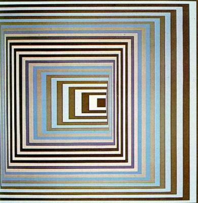 Vonal KSZ art print by Victor Vasarely