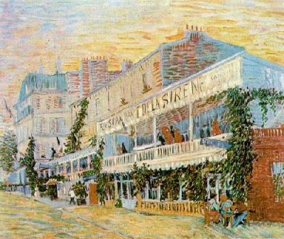 Restaurant La Sirene art print by Vincent Van Gogh