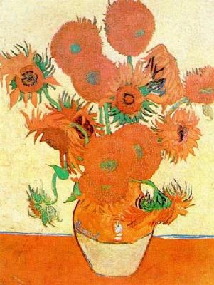 Sunflowers art print by Vincent Van Gogh