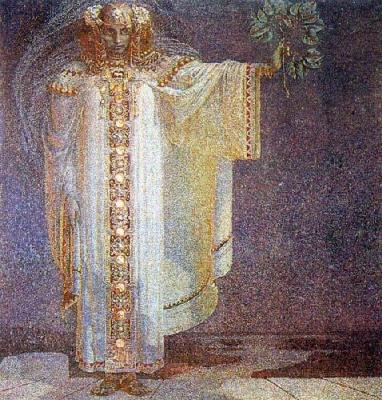 La Prophetesse Libuse art print by Vitezlav Karel Masek