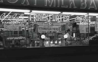 New York diner, 1949