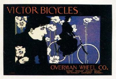 Victor Bicycles art print by Will Bradley