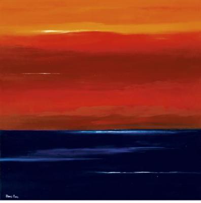 Afterglow I art print by Hans Paus