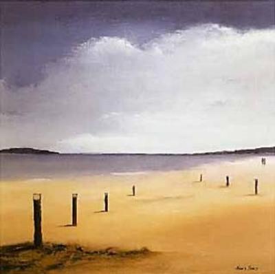 Along the Beach II art print by Hans Paus