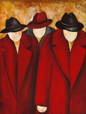 Three Wise Man I art print by Gisela Ueberall