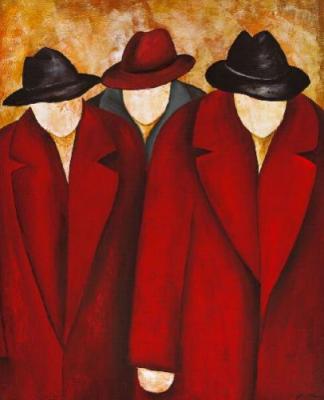 Three Wise Man I art print by Gisela Ueberall