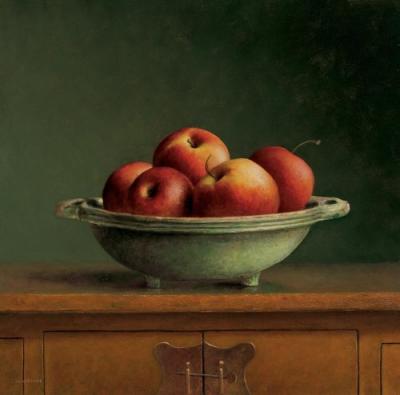 Apples art print by Jos Van Riswick