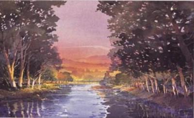 Afterglow art print by Douglas Chun