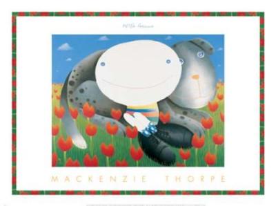 With Gemma art print by Mackenzie Thorpe