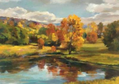 Valley Oaks II art print by Petikov
