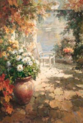 Cobblestone Cove I art print by Roberto Lombardi