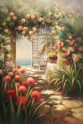 Cobblestone Cove II art print by Roberto Lombardi