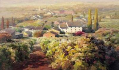 View from the Vineyard II art print by Roberto Lombardi