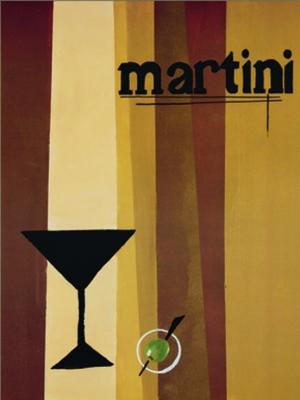 Groovy Martini I art print by Celeste Peters