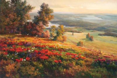 Valley View I art print by Roberto Lombardi