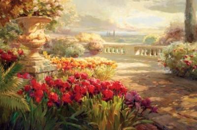 Villa Gardens art print by Roberto Lombardi