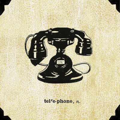 Office Telephone art print by Scaletta