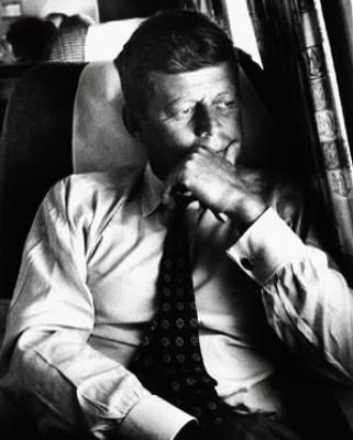 JFK Campaign Airplane, 1960 art print by Tretick