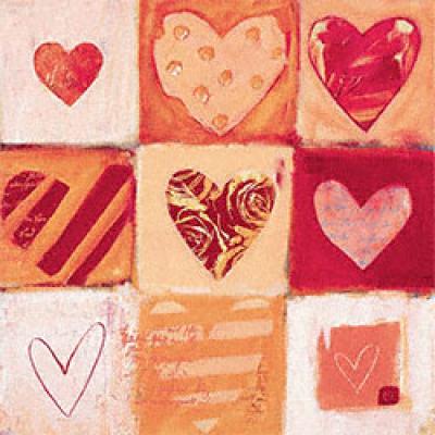 Happy Heart II art print by Anna Flores