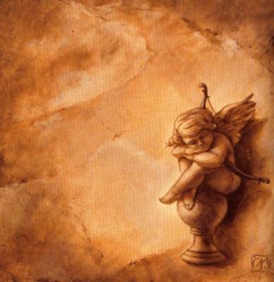 Amoretto II art print by Carla Moresca