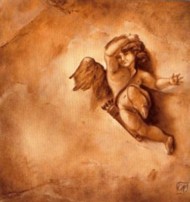 Amoretto IV art print by Carla Moresca
