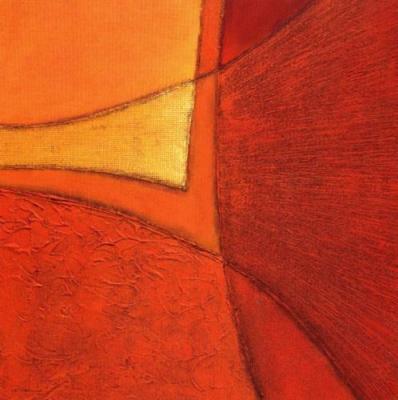 Yellow meets Orange art print by Nick Palmer