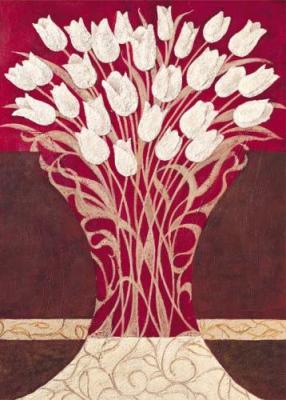 White Tulips II art print by Teresa Agnelli