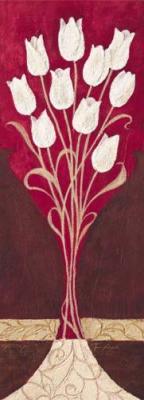 White Tulips IV art print by Teresa Agnelli