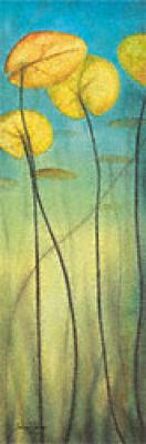 Nenuphars I art print by Valerie Delmas