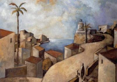 Camino del Faro art print by Didier Lourenco