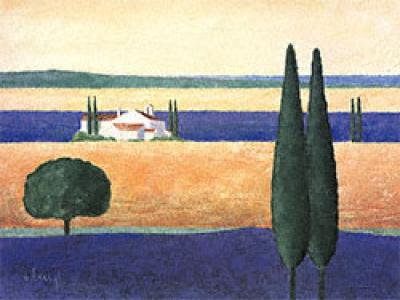 Lavender Atmosphere art print by Franz Heigl