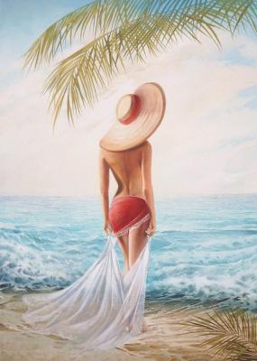 Bathe In The Sun art print by Howard Page