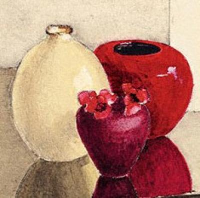 The Red Family art print by Ina Van Toor