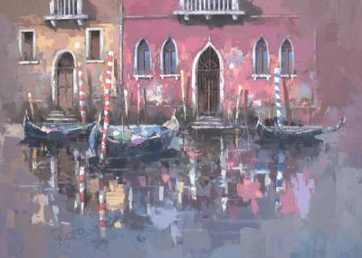 Calm Venice art print by Konchiu T.