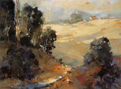Santa Ynez Valley Morning art print by Ted Goerschner