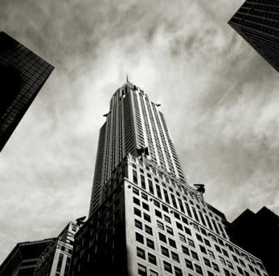 Chrysler Building (Perspective) art print by Anonymous
