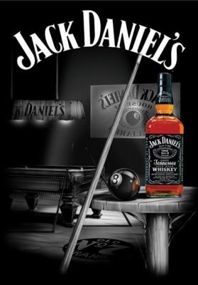 Jack Daniel's (Pool Room) art print by Anonymous